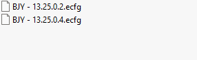 BJY ecfg files